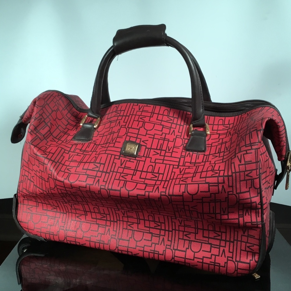 DVF Travel Rolling Duffel Carry-On